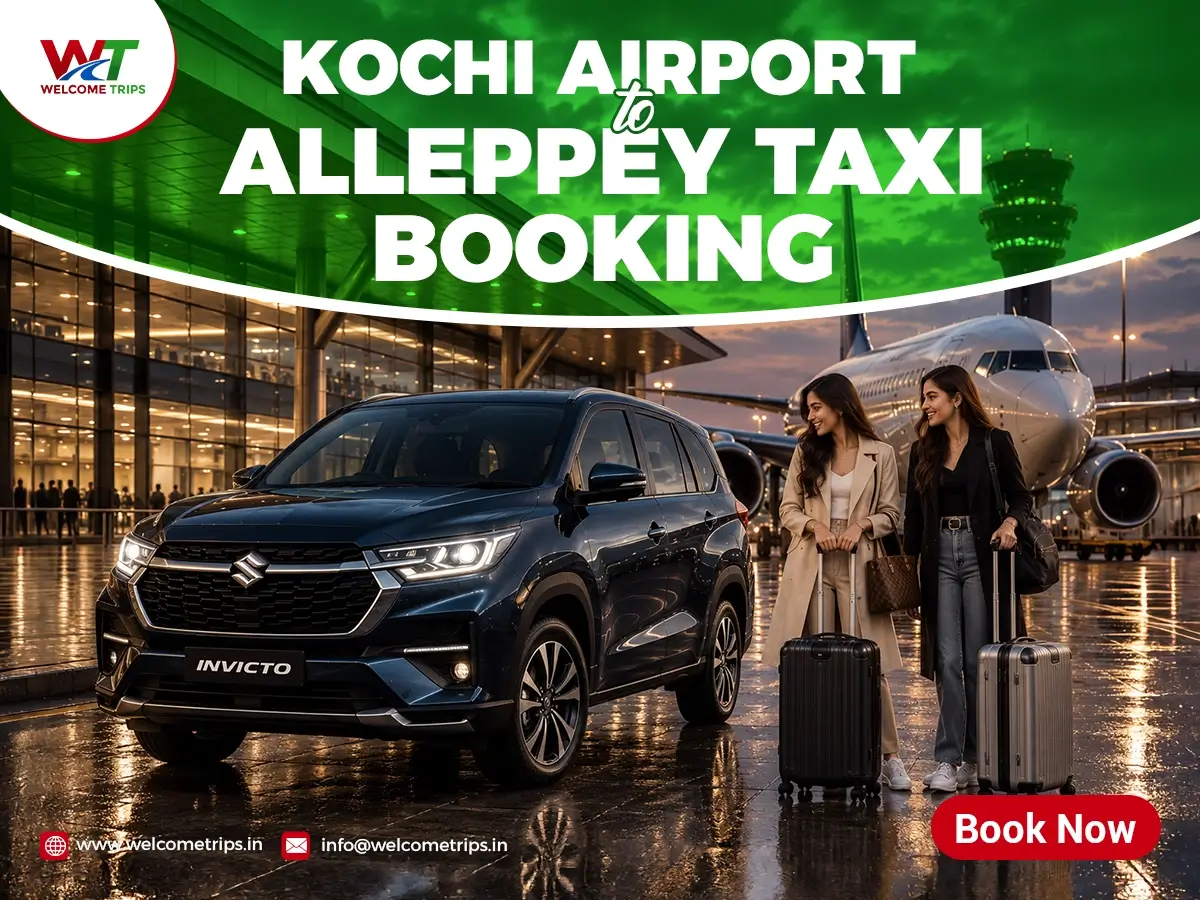 Kochi Airport to Alleppey Taxi Booking